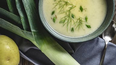 Rezept für Lauchsuppe zum Abnehmen Lauchsuppe zum Abnehmen