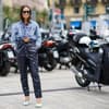 Erika Boldrin in einen Denim-Allover-Look Erika Boldrin in einen Denim-Allover-Look