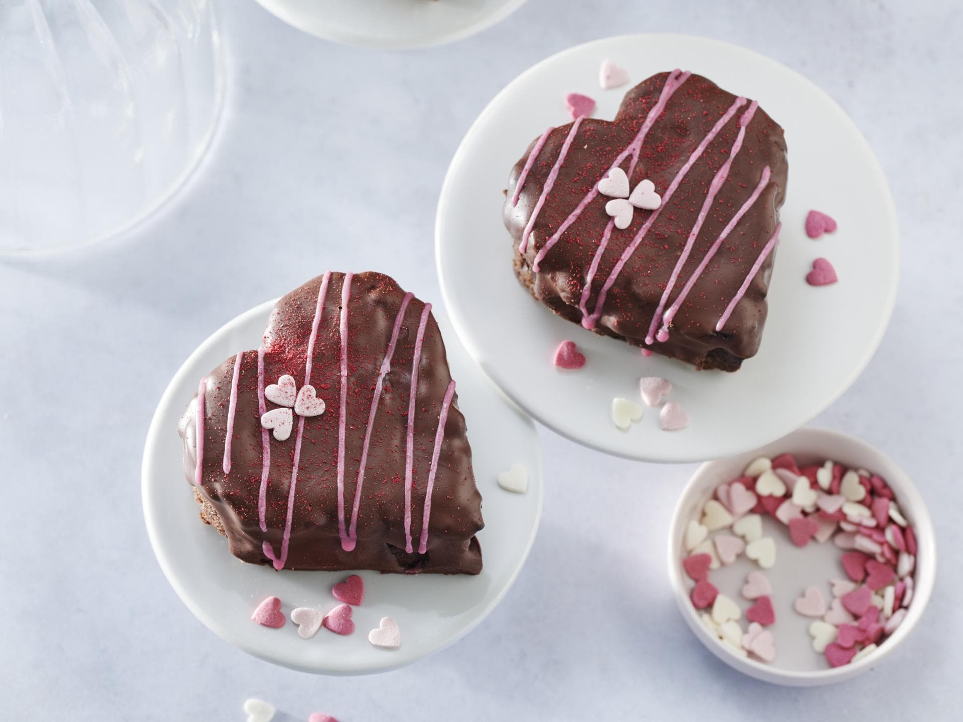 Brownie-Herzen Brownie-Herzen