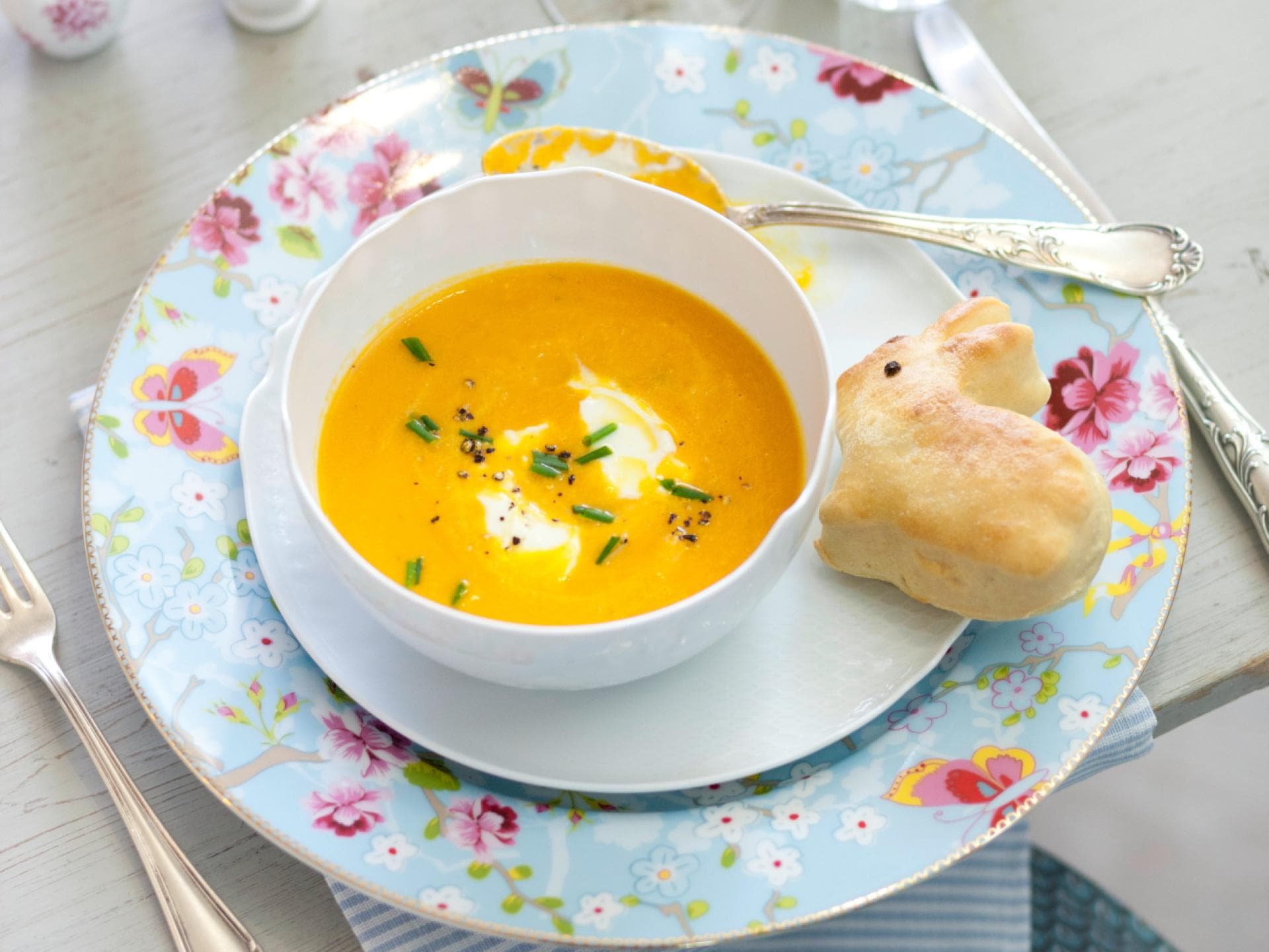 Cremige Möhrensuppe Cremige Möhrensuppe