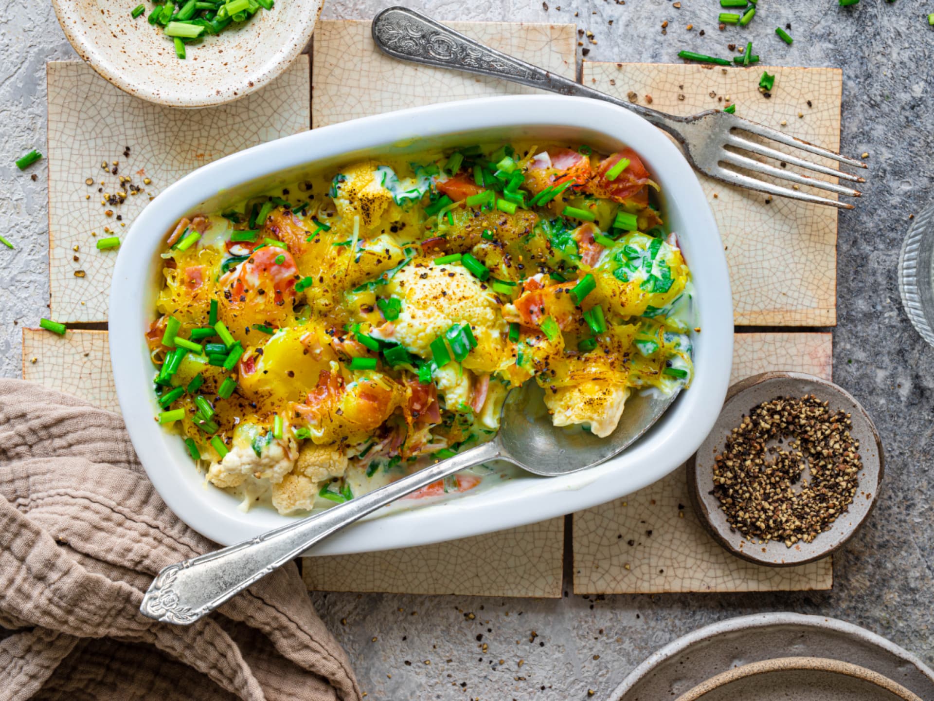 Blumenkohl-Kartoffel-Auflauf Blumenkohl-Kartoffel-Auflauf