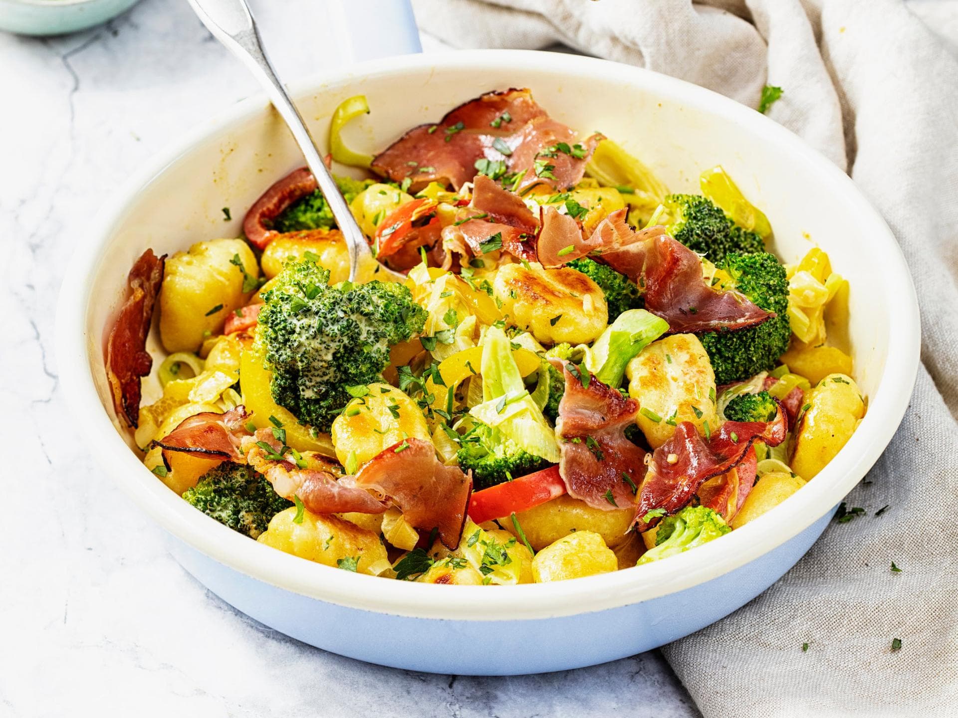 Brokkoli-Gnocchi-Pfanne Brokkoli-Gnocchi-Pfanne