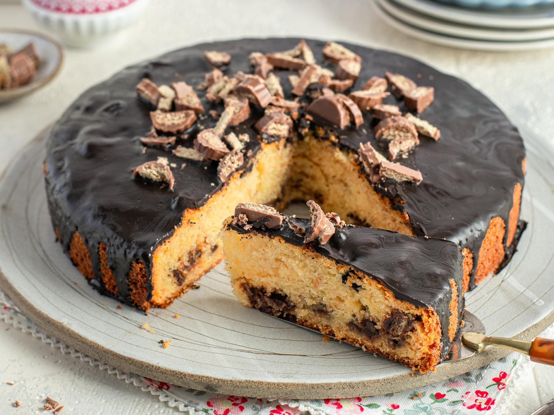 Duplo-Kuchen mit Birne Duplo-Kuchen mit Birne