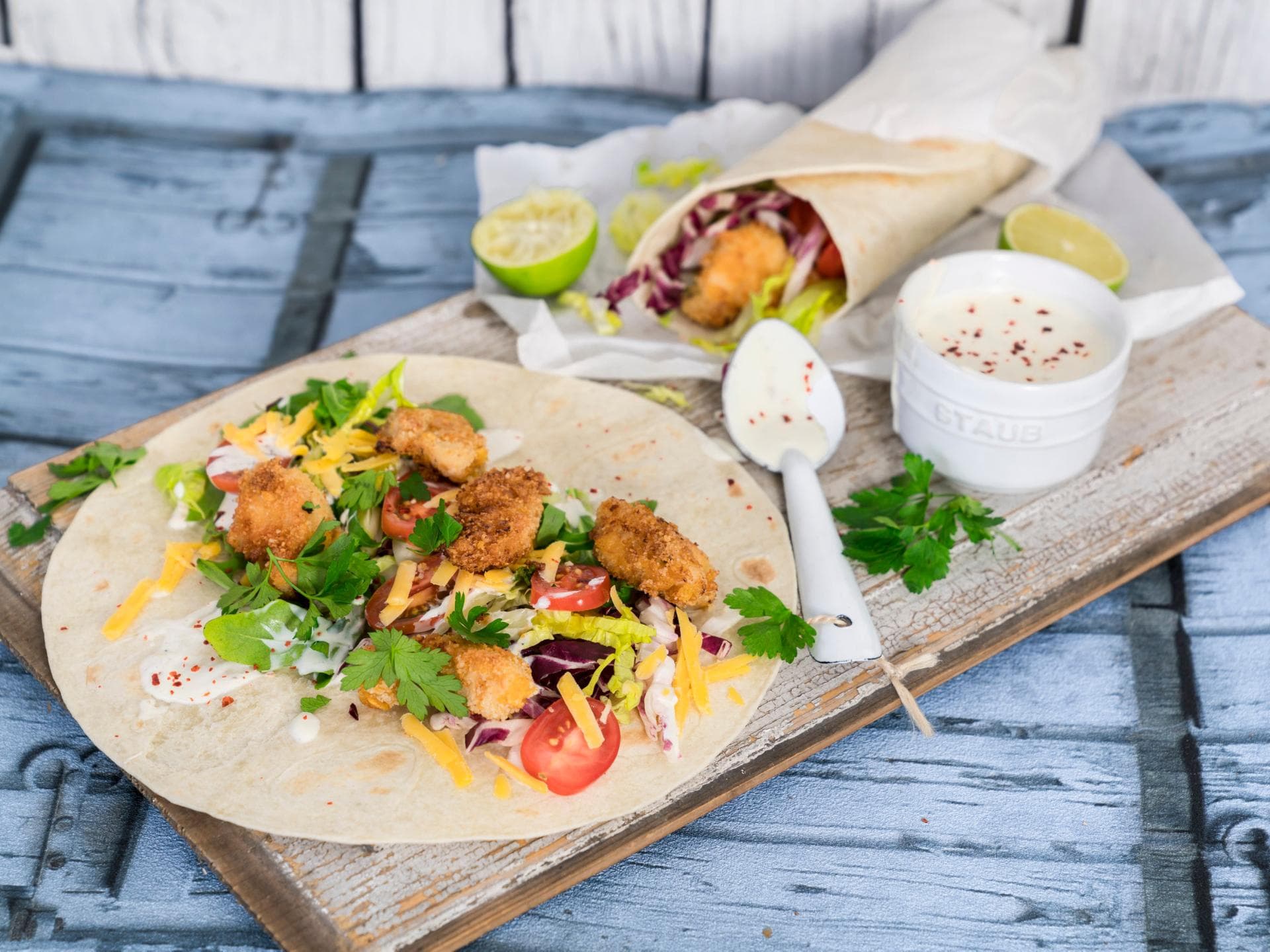 Hähnchen-Wrap Hähnchen-Wrap