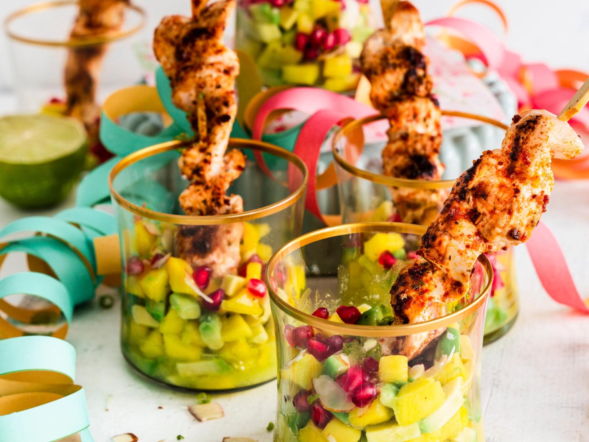 Hähnchen-Spieße Hähnchen-Spieße