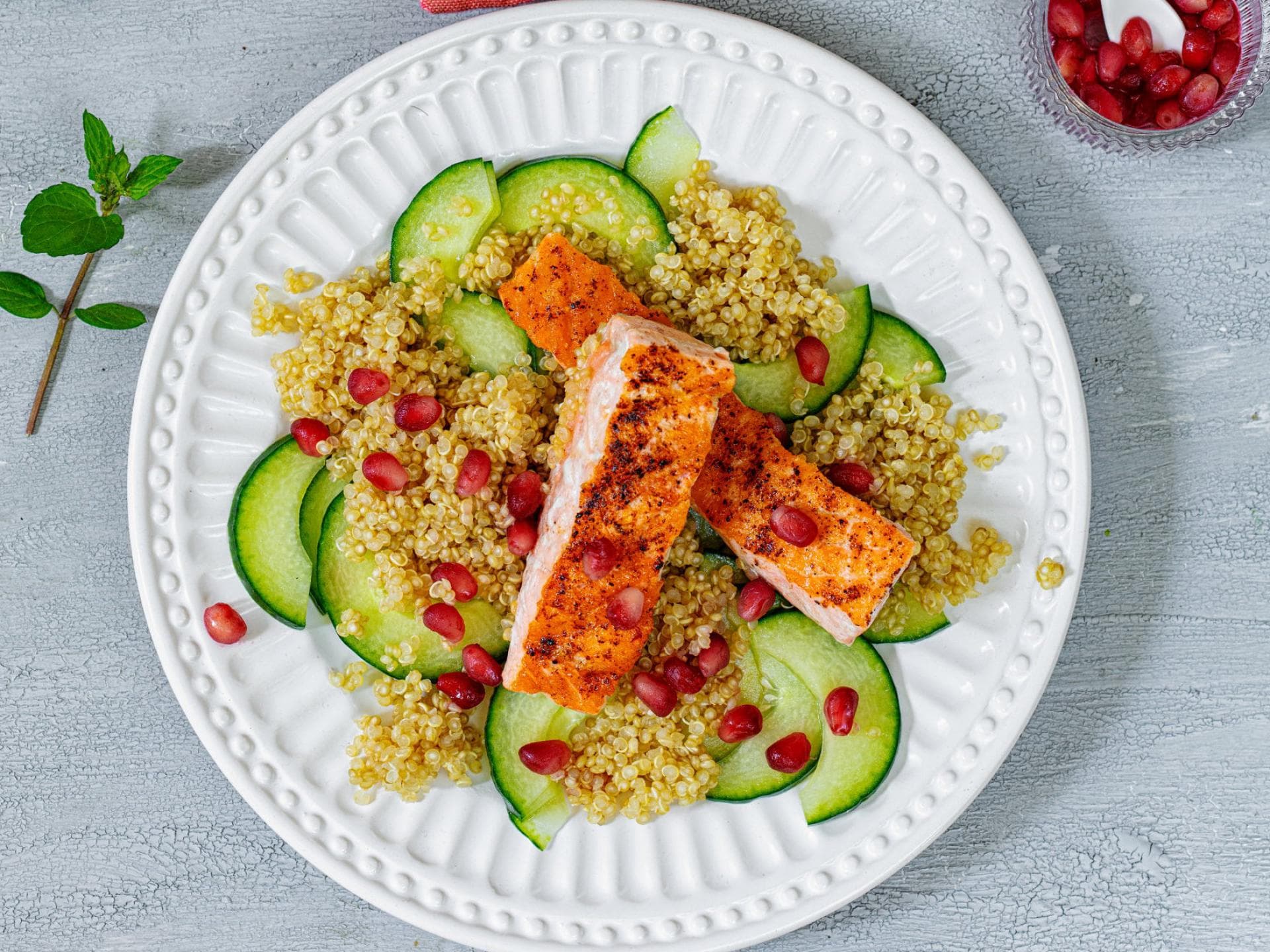 Lachs mit Quinoa Lachs mit Quinoa