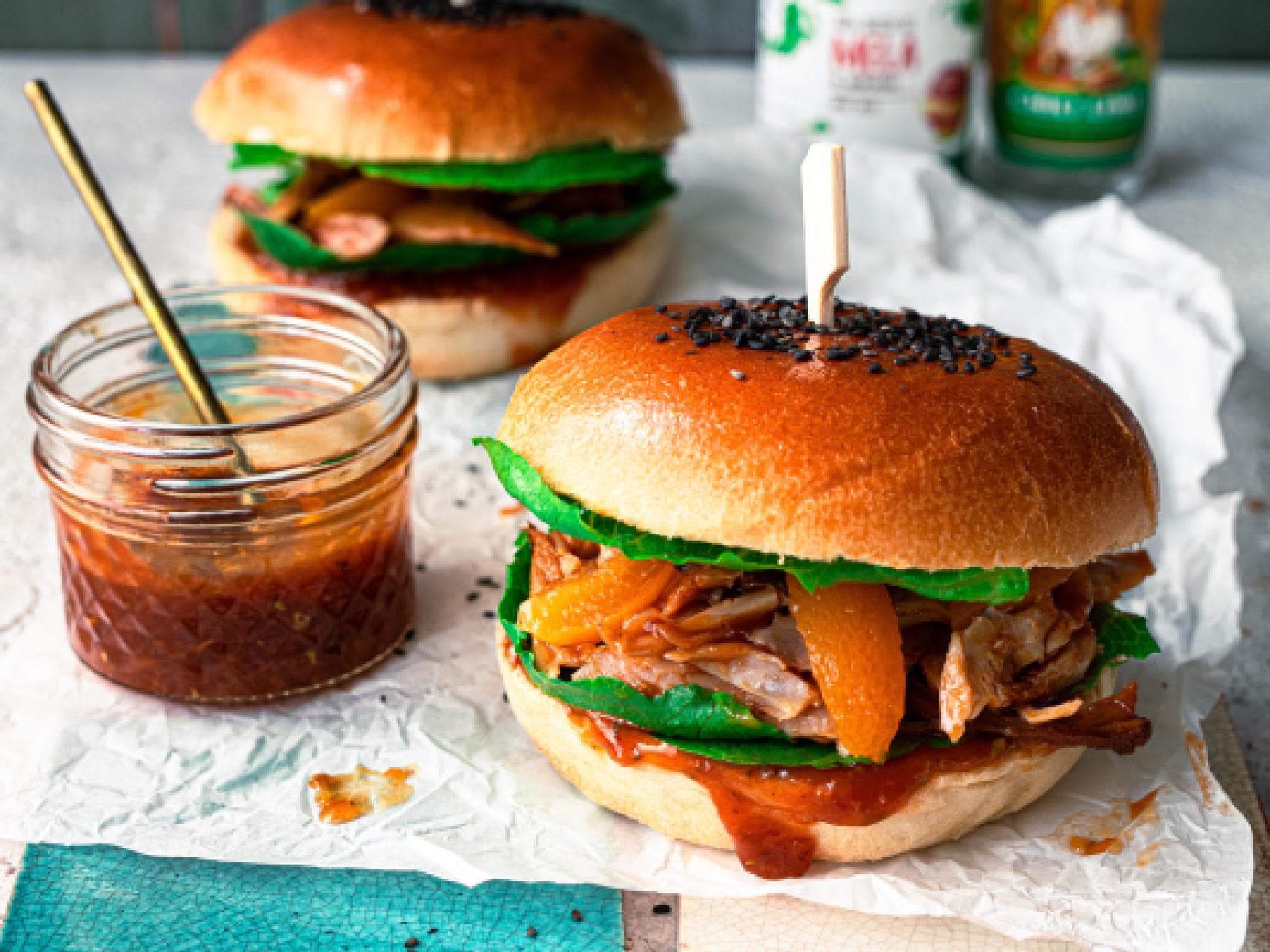 Pulled-Chicken-Burger Pulled-Chicken-Burger
