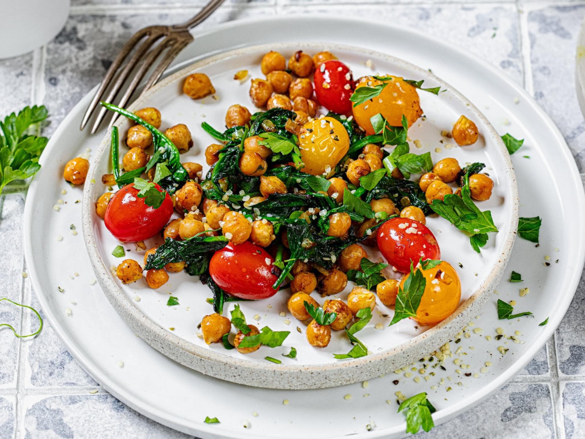 Kichererbsen-Pfanne Kichererbsen-Pfanne