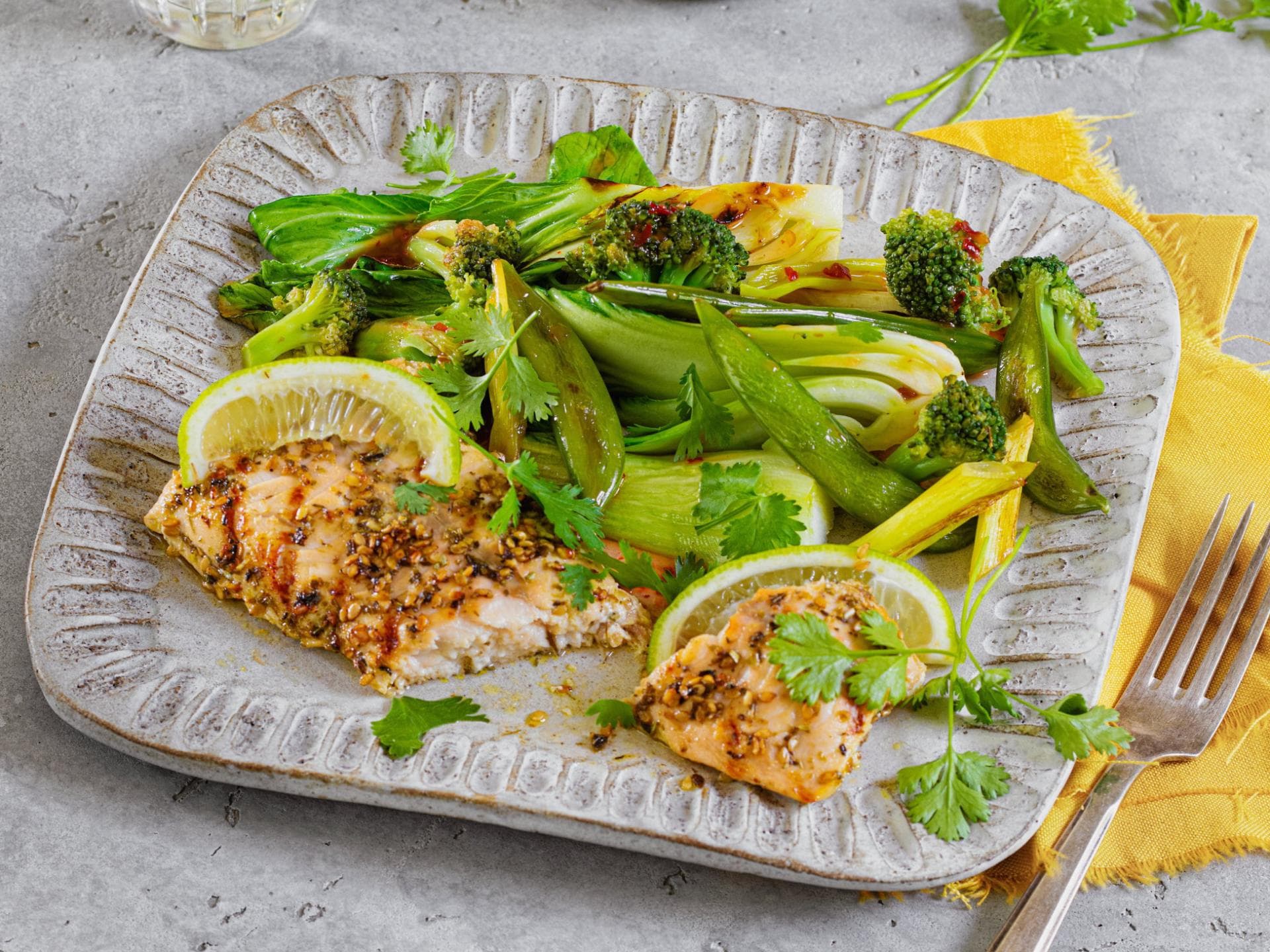 Lachs mit Limette Lachs mit Limette