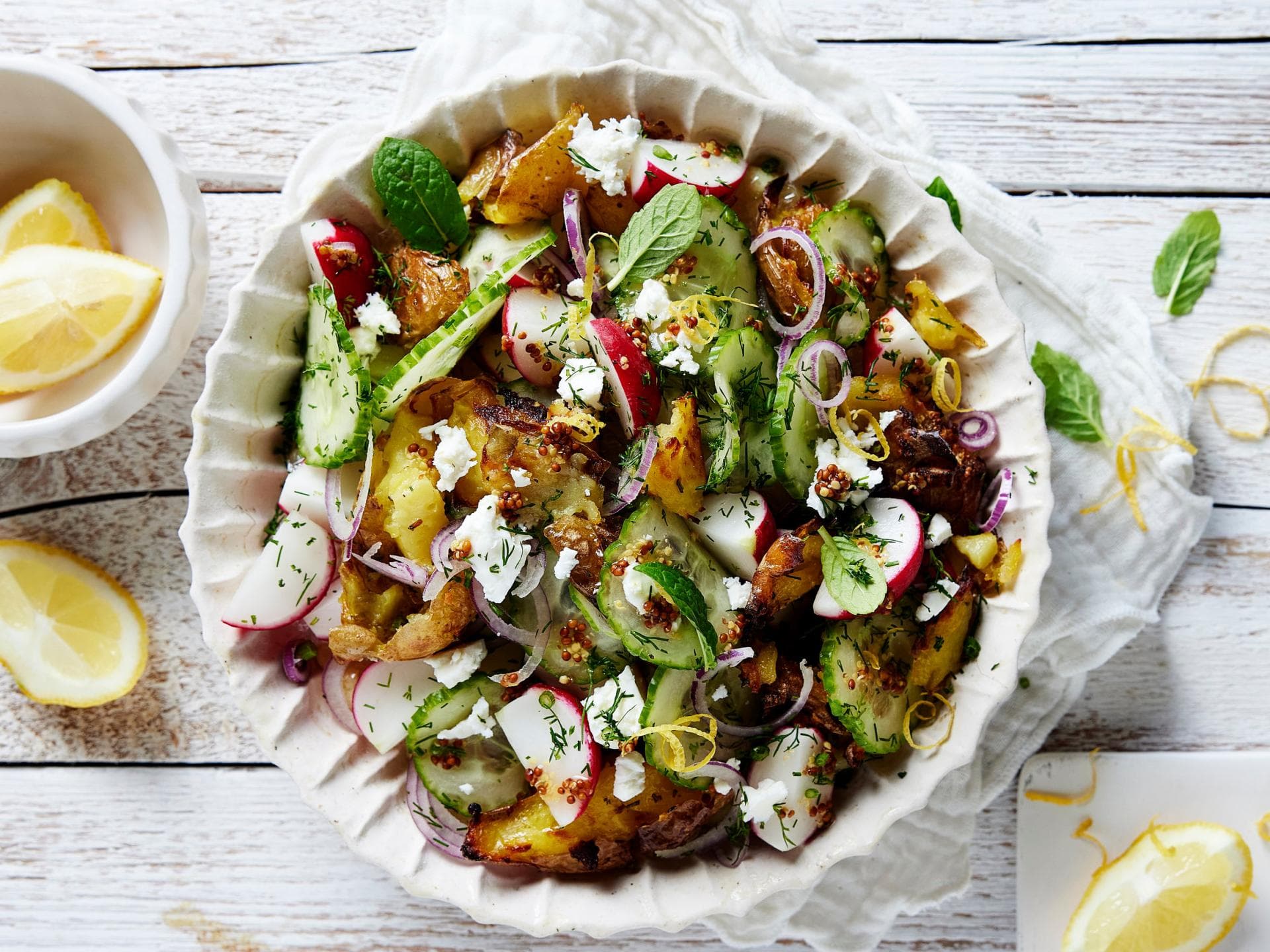 Röstkartoffel-Salat Röstkartoffel-Salat