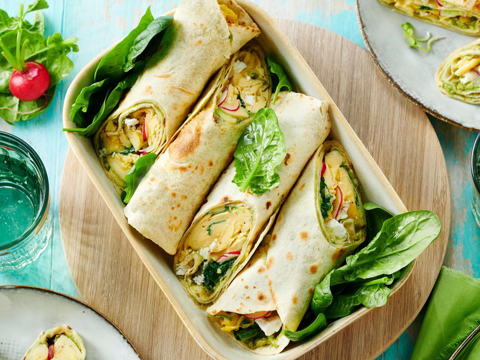 Rührei-Wraps Rührei-Wraps