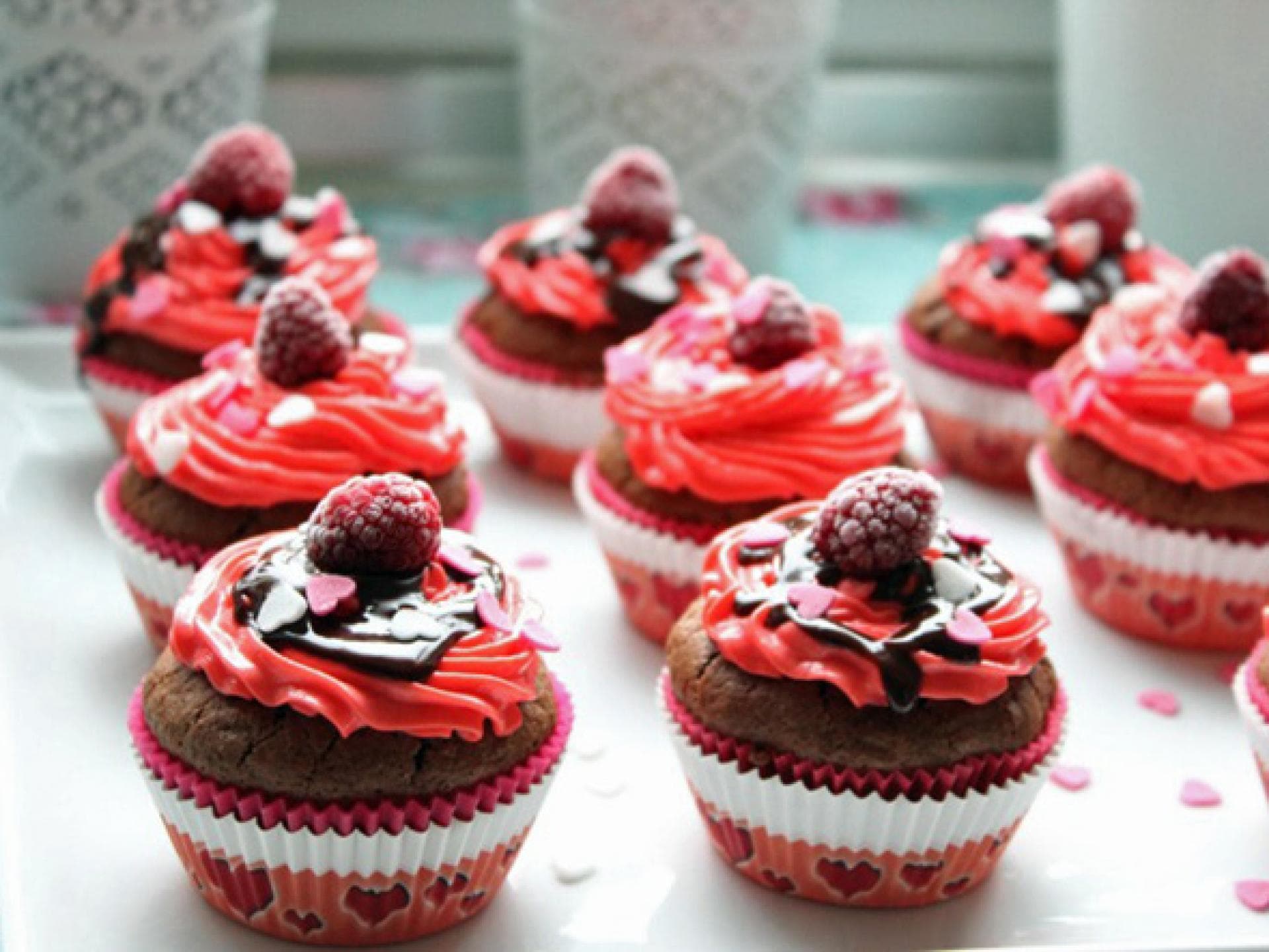 Schoko-Himbeer-Cupcakes Schoko-Himbeer-Cupcakes