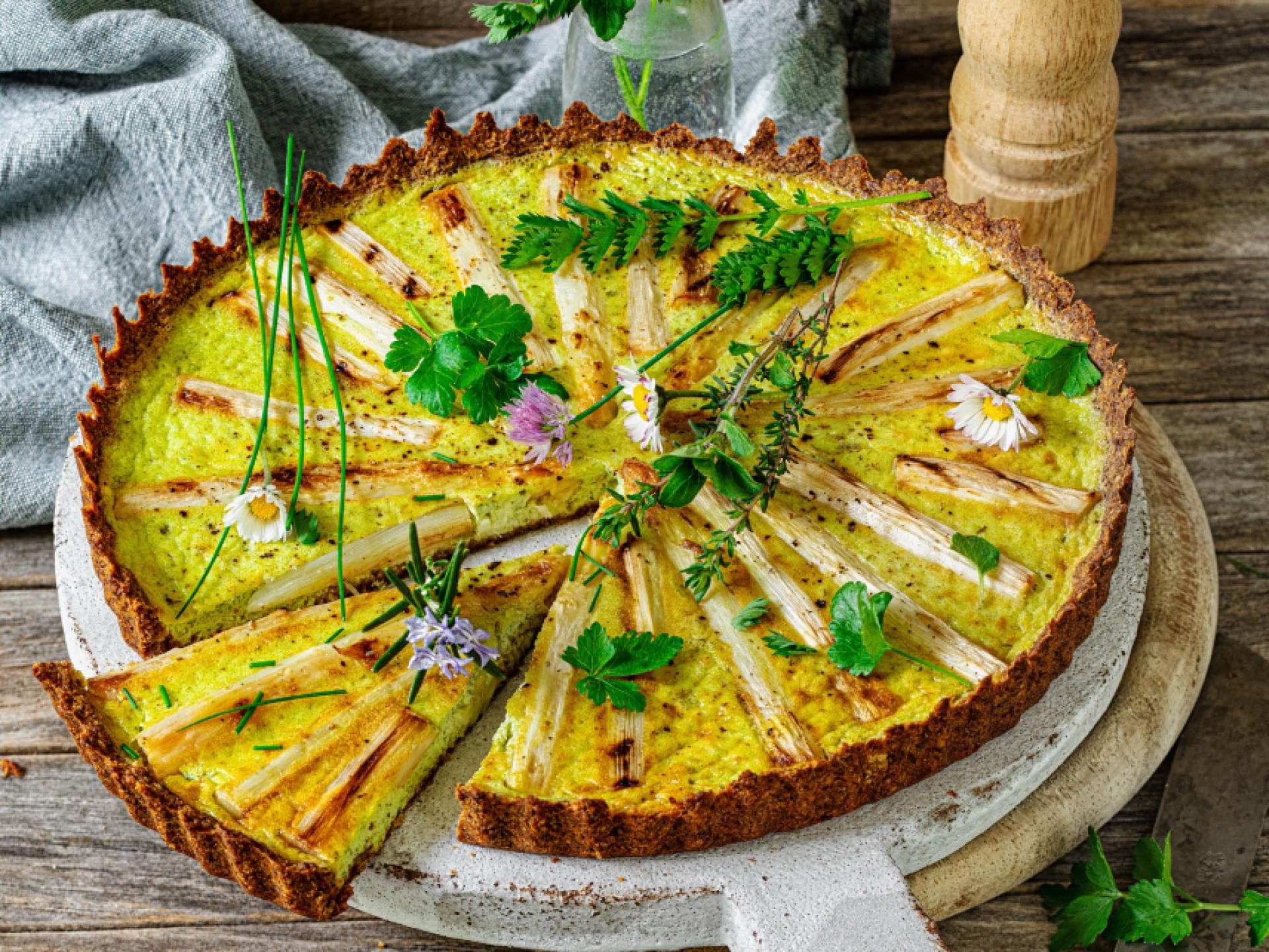 Spargel-Quiche Spargel-Quiche