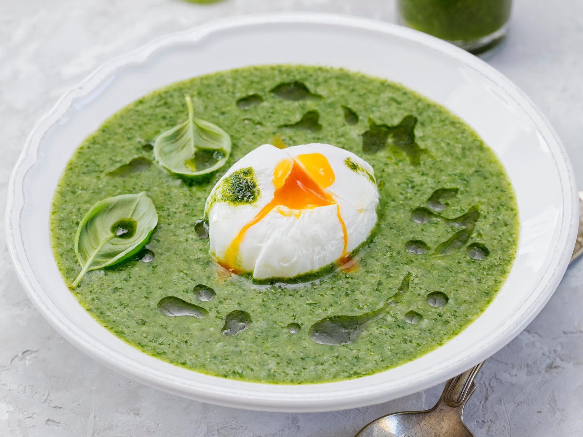 Spinatcremesuppe Spinatcremesuppe