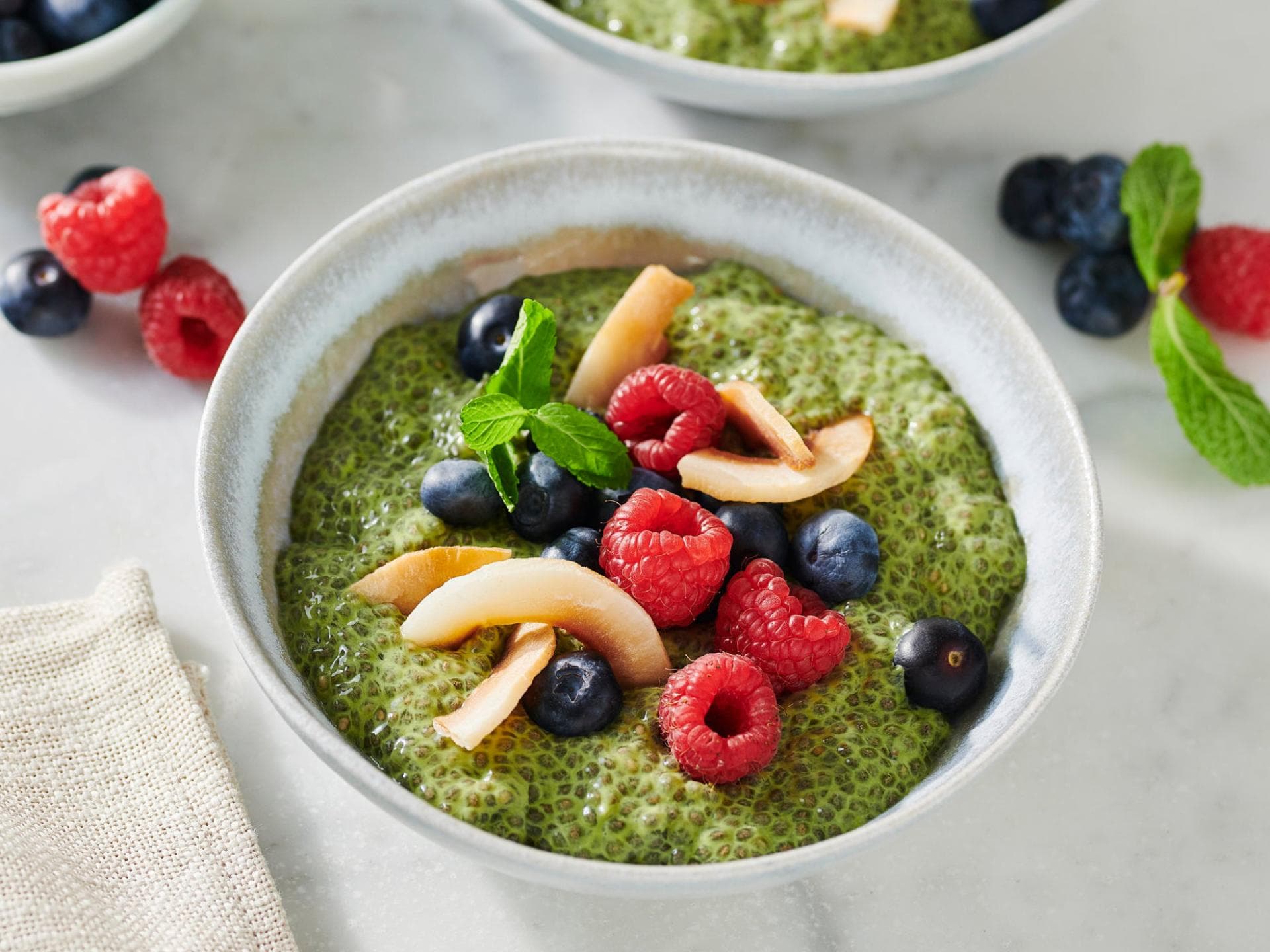 Matcha-Chia-Pudding Matcha-Chia-Pudding
