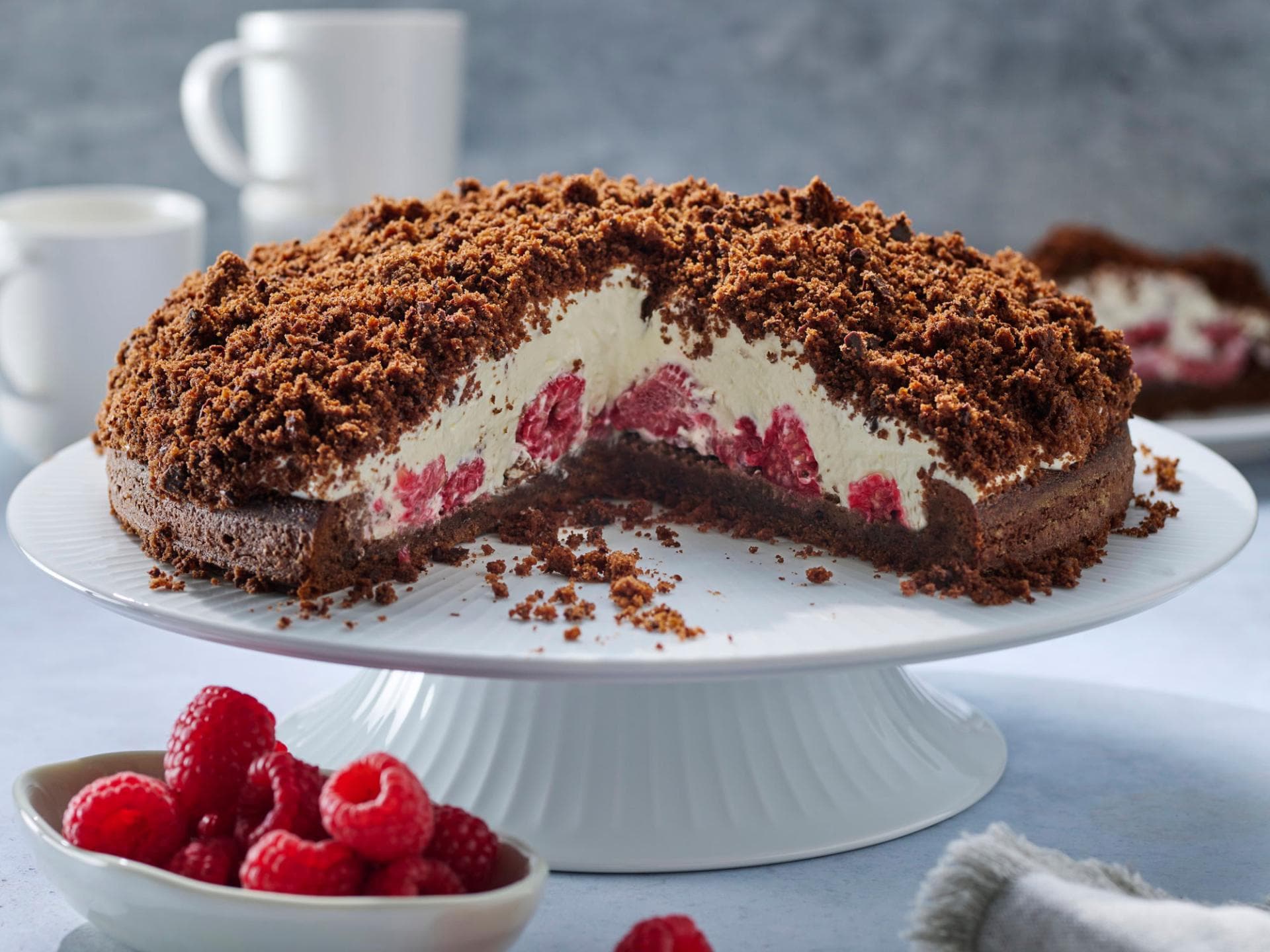 Himbeer-Maulwurfskuchen Himbeer-Maulwurfskuchen