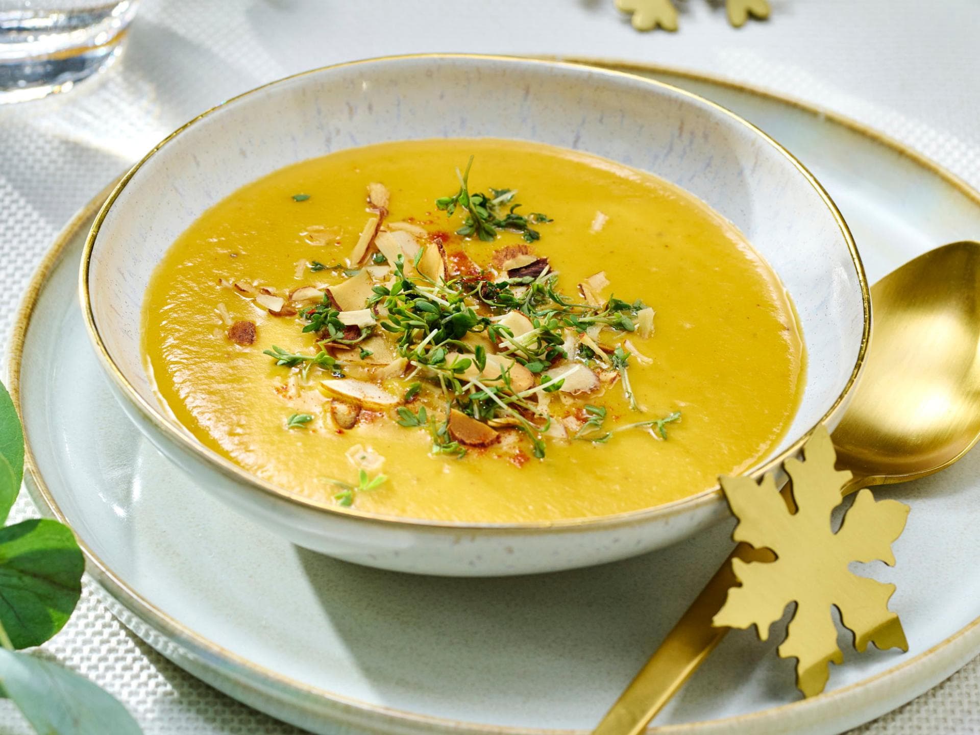 Süßkartoffel-Kresse-Suppe Süßkartoffel-Kresse-Suppe