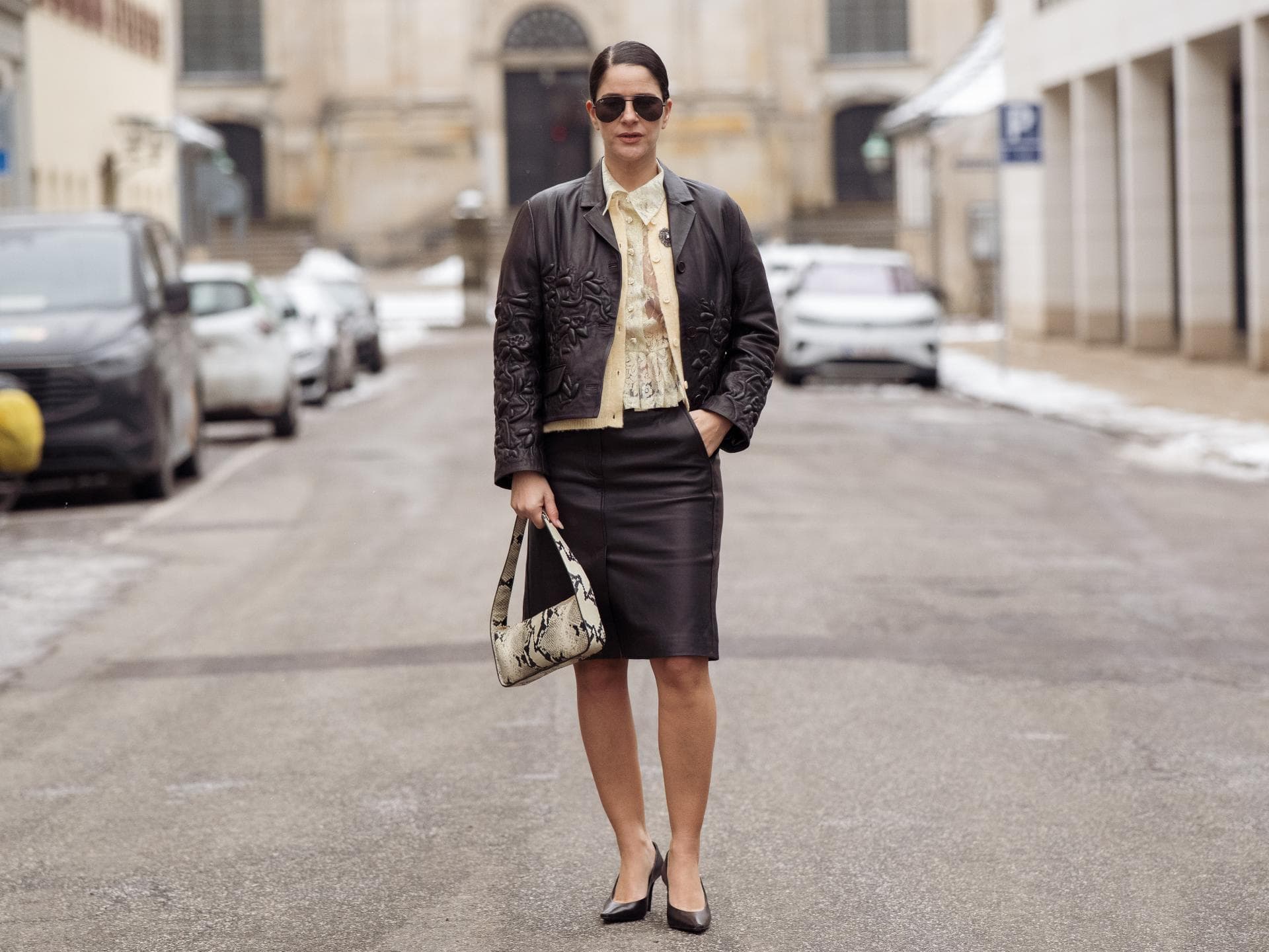 Bleistiftrock Streetstyle Bleistiftrock Streetstyle