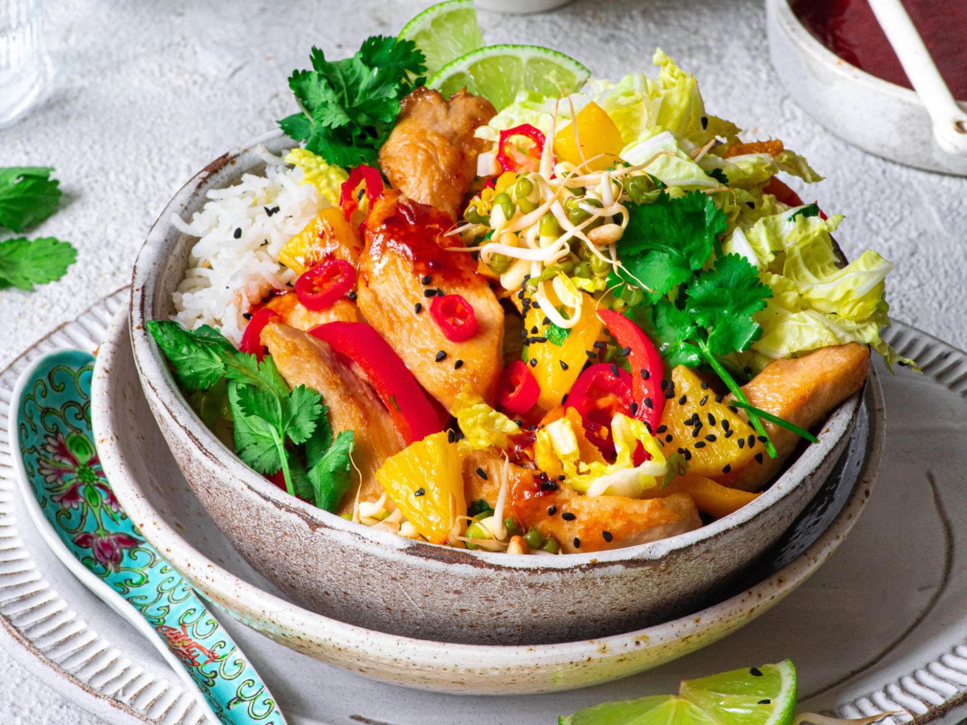 Hähnchen süß-sauer Hähnchen süß-sauer