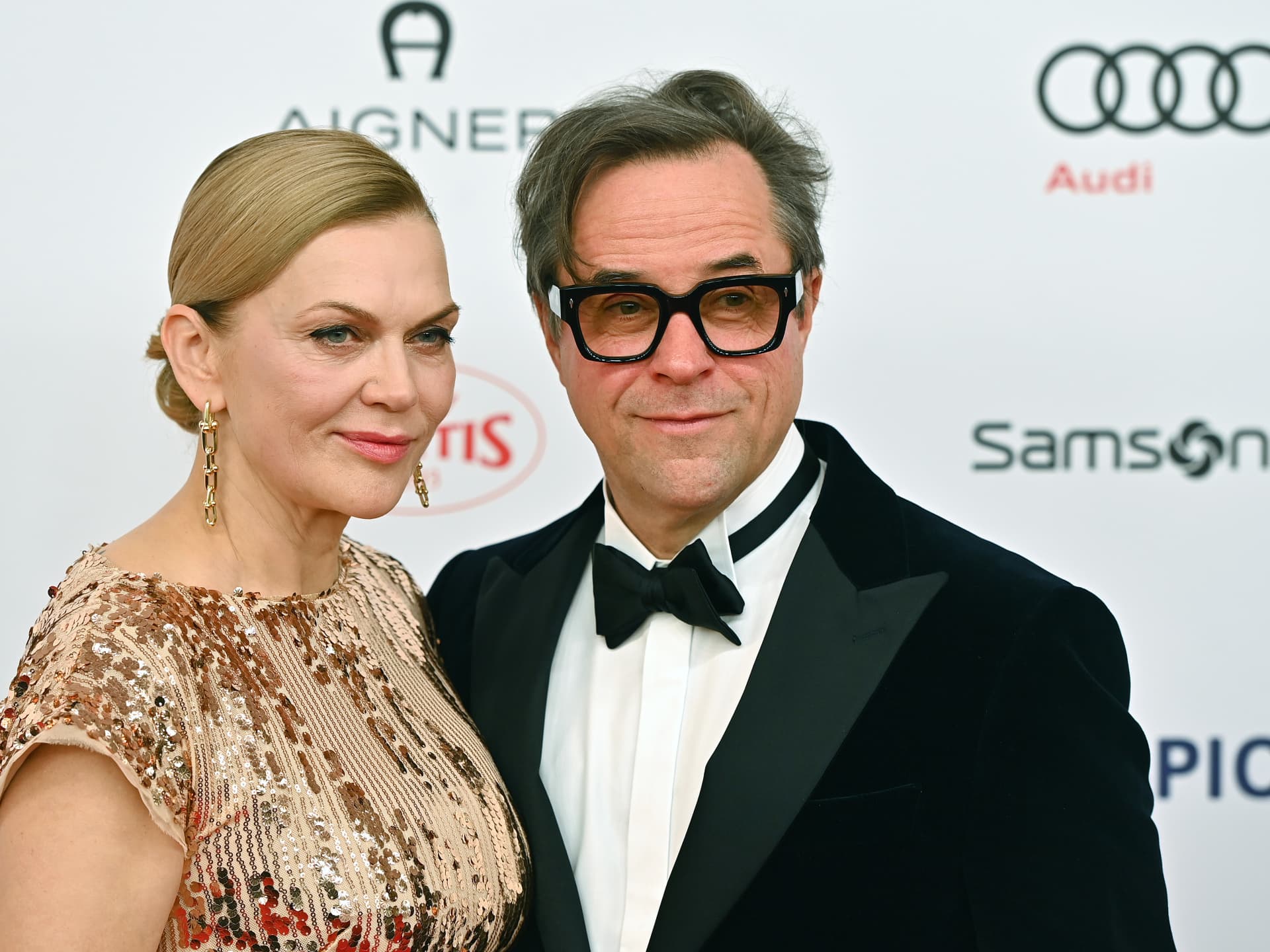 Jan Josef Liefers mit seiner Ehefrau Anna Loos Jan Josef Liefers und Ehefrau Anna Loos