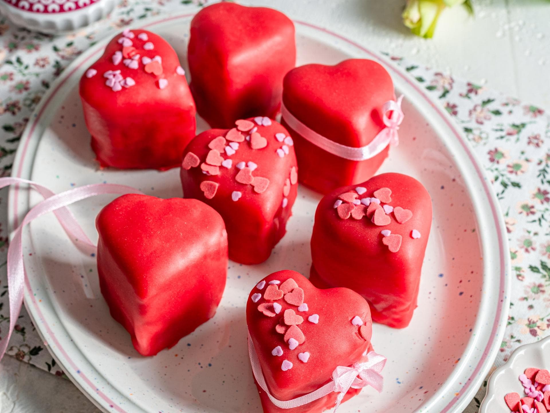 Petits-Fours-Herzen Petits-Fours-Herzen