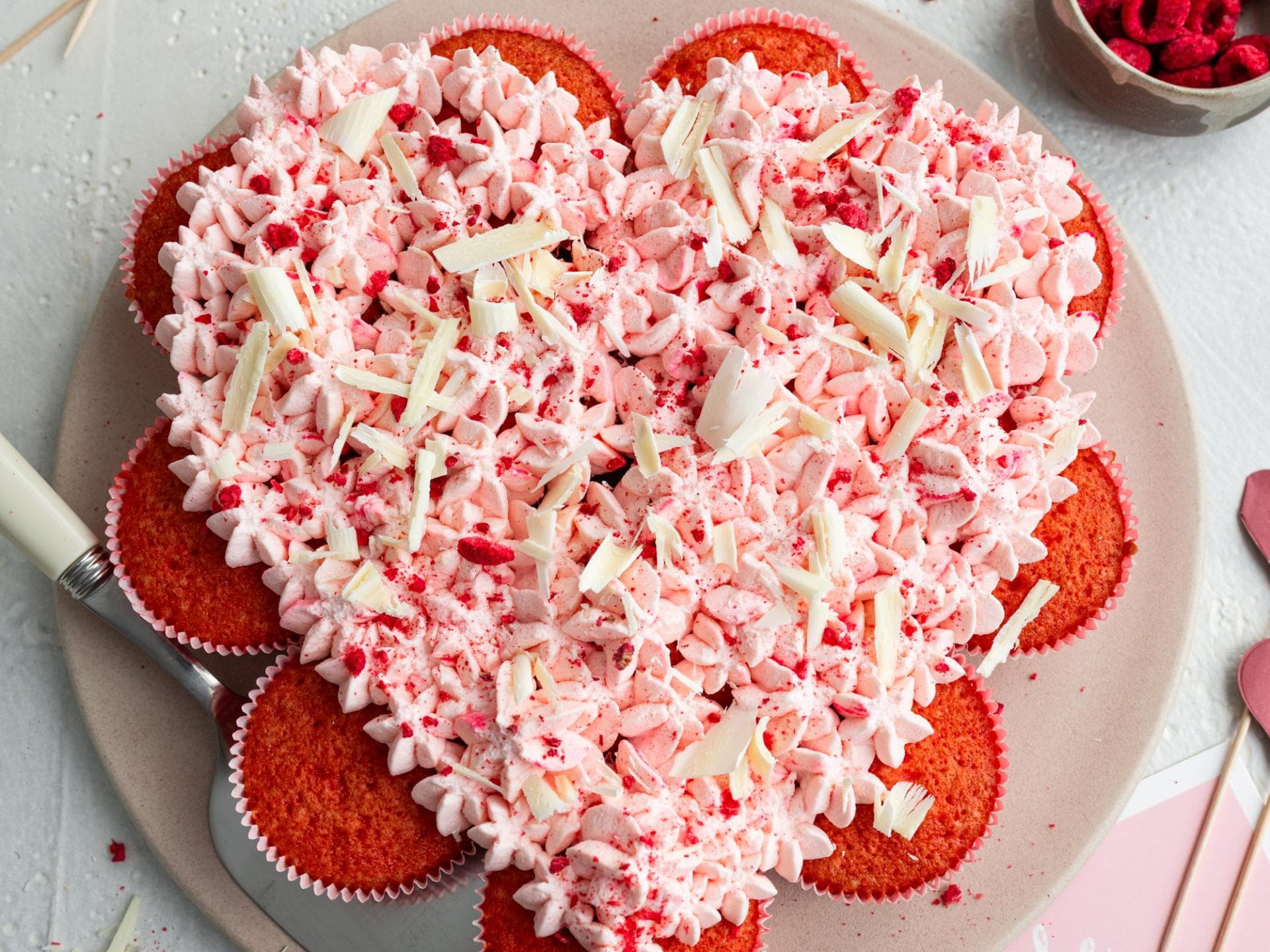 Vanillemuffin-Herz Vanillemuffin-Herz