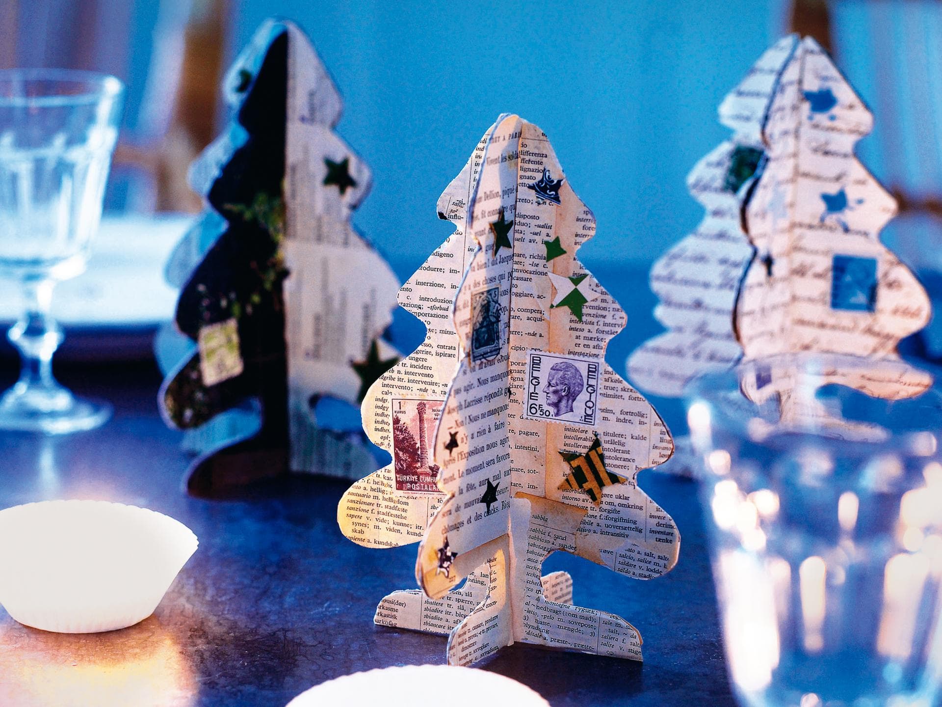 Papier-Tannenbäumchen Papier-Tannenbäumchen