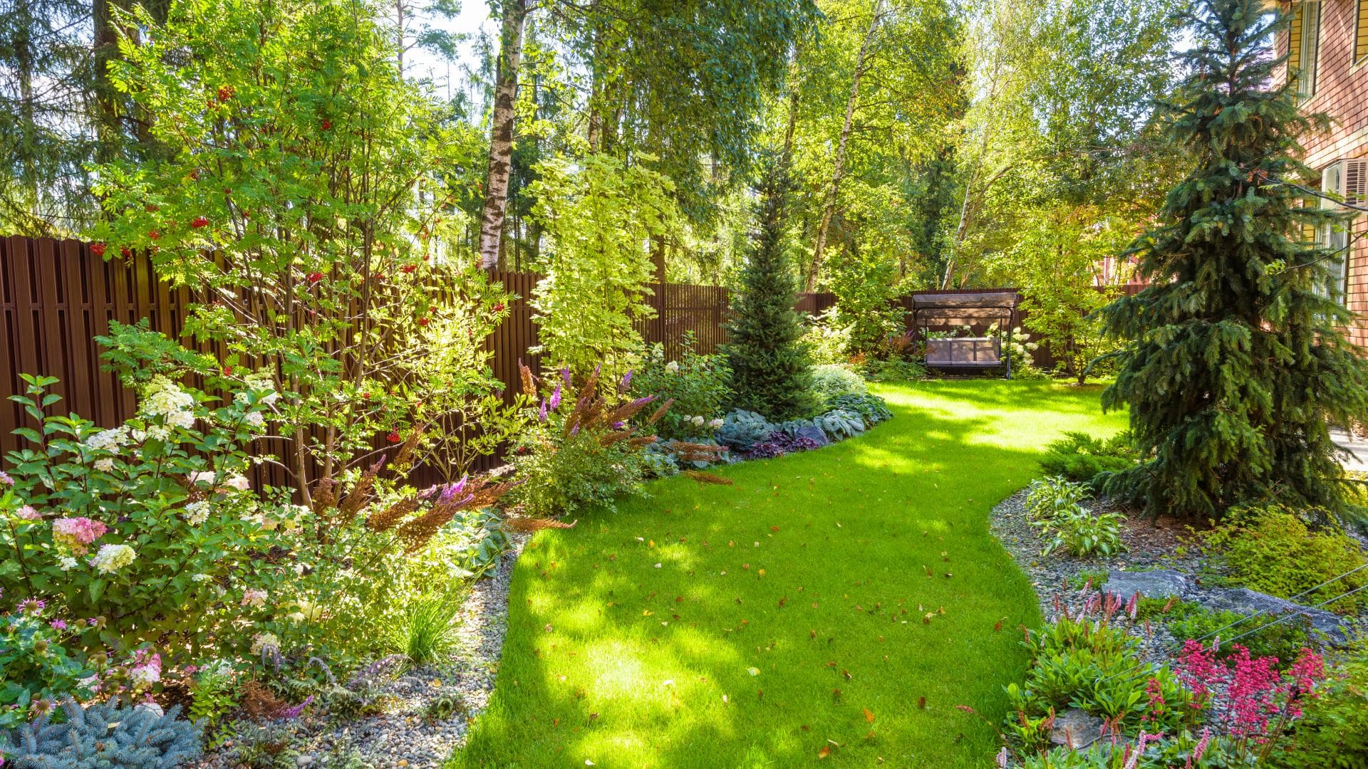 Schattiger Garten Schattiger Garten
