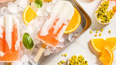 Poptails mit Cider Orange Poptails mit Cider Orange