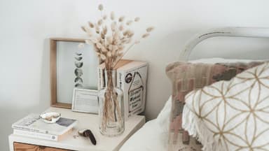 Der Hygge-Stil ist ein beliebter Wohntrend Schlafzimmer im Hygge-Stil