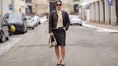 Bleistiftrock Streetstyle Bleistiftrock Streetstyle