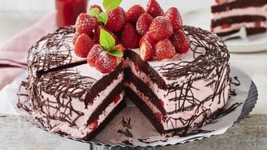 Erdbeer-Schoko-Torte Erdbeer-Schoko-Torte