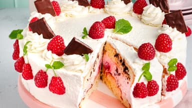 Himbeer-Minz-Torte Himbeer-Minz-Torte