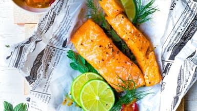 Limetten-Kräuter-Lachs Limetten-Kräuter-Lachs