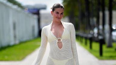 Strickkleid für den Strand Strickkleid für den Strand