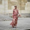 Mallorca-Kleid Kleid mit Blumen Streetstyle