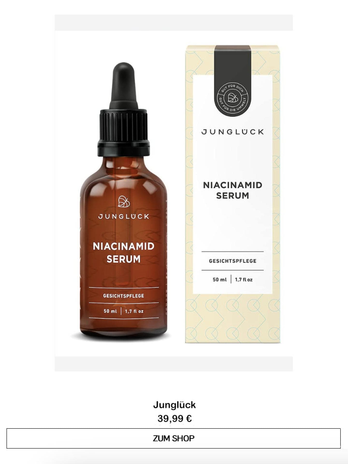 Niacinamid von Junglück  Niacinamid von Junglück