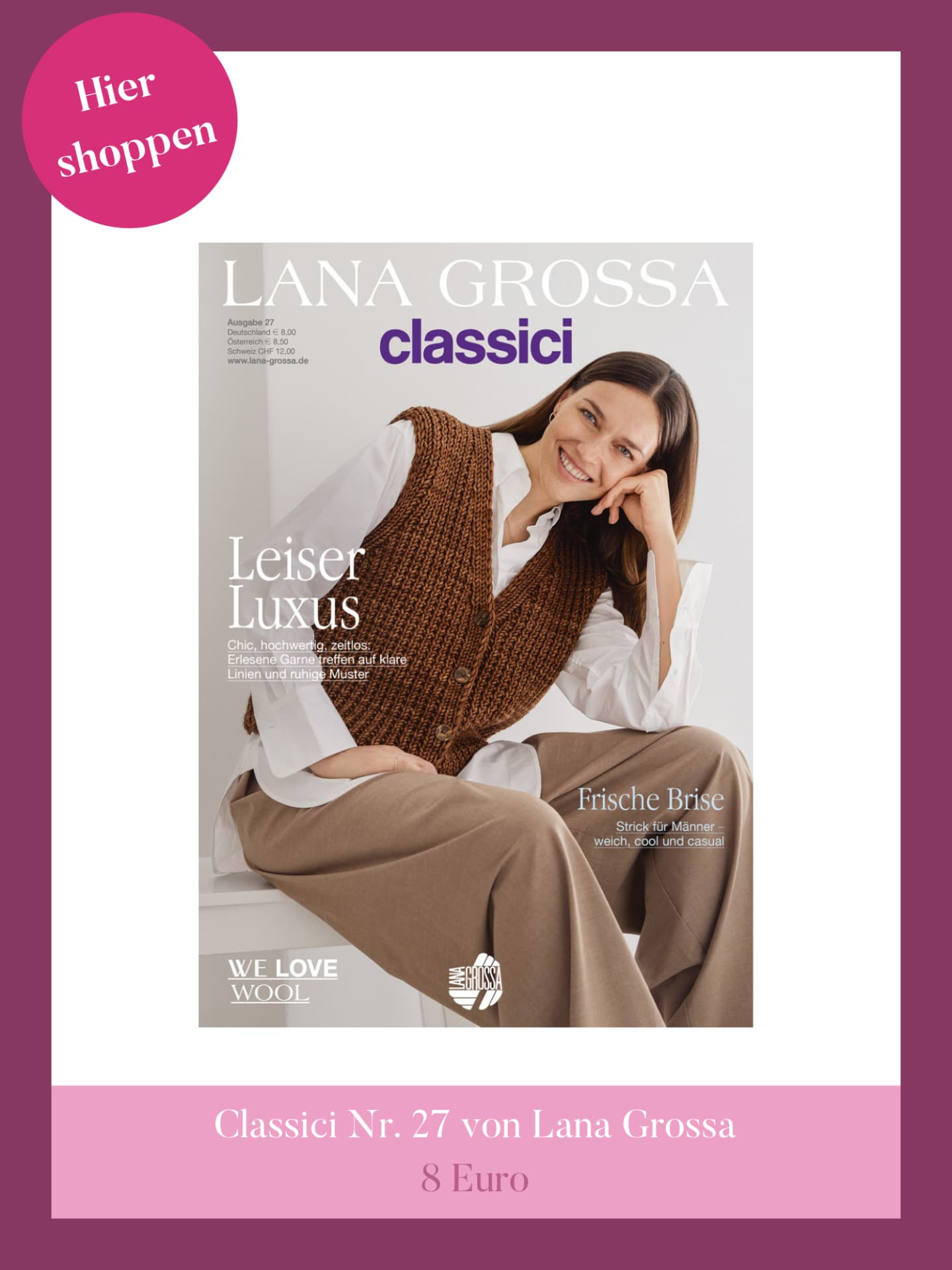 Classici Nr. 27 von Lana Grossa Lana Grossa Classici Nr. 27