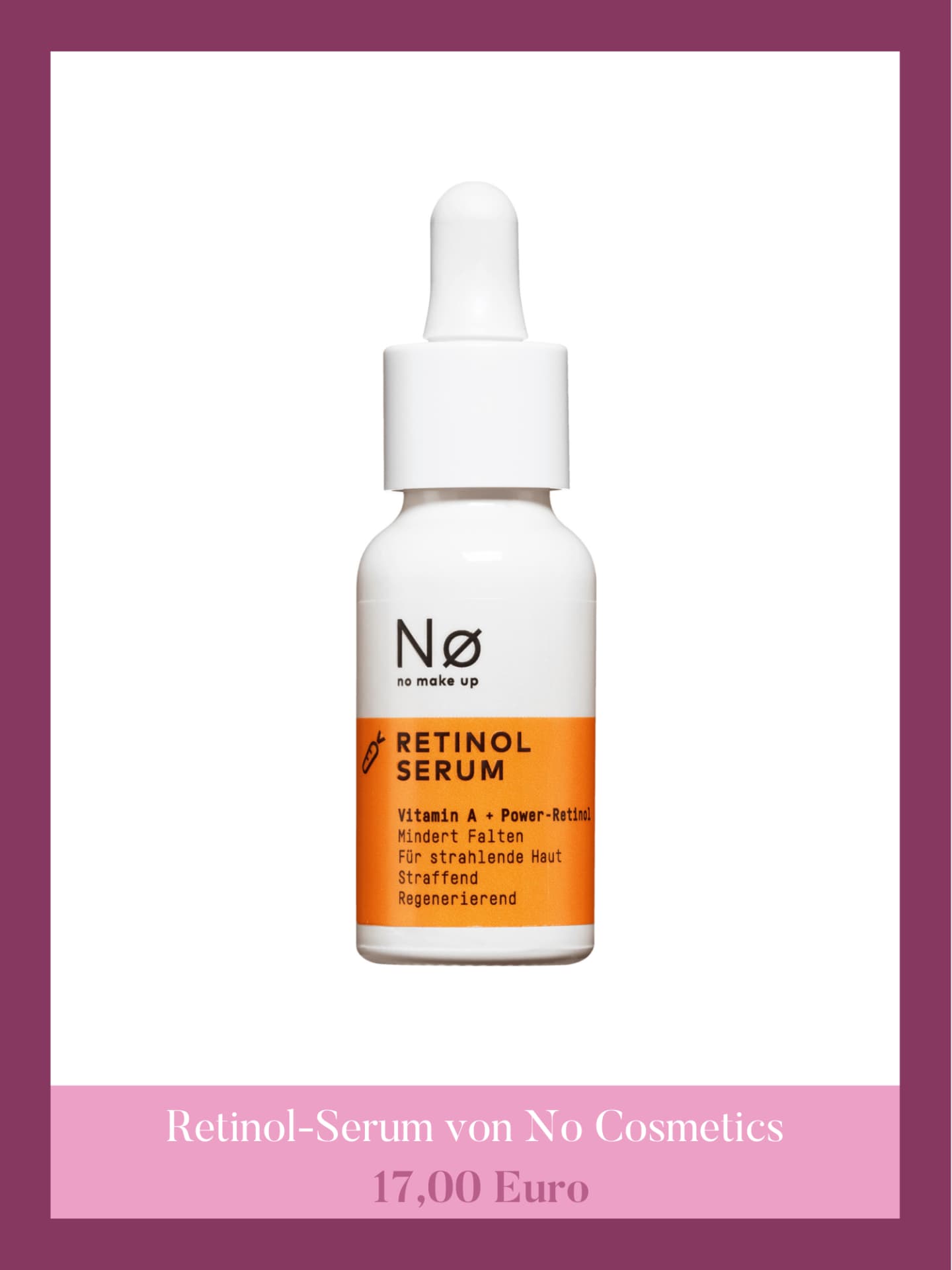 Retinol-Serum von No Cosmetics Retinol Rossmann - Retinol-Serum von No Cosmetics