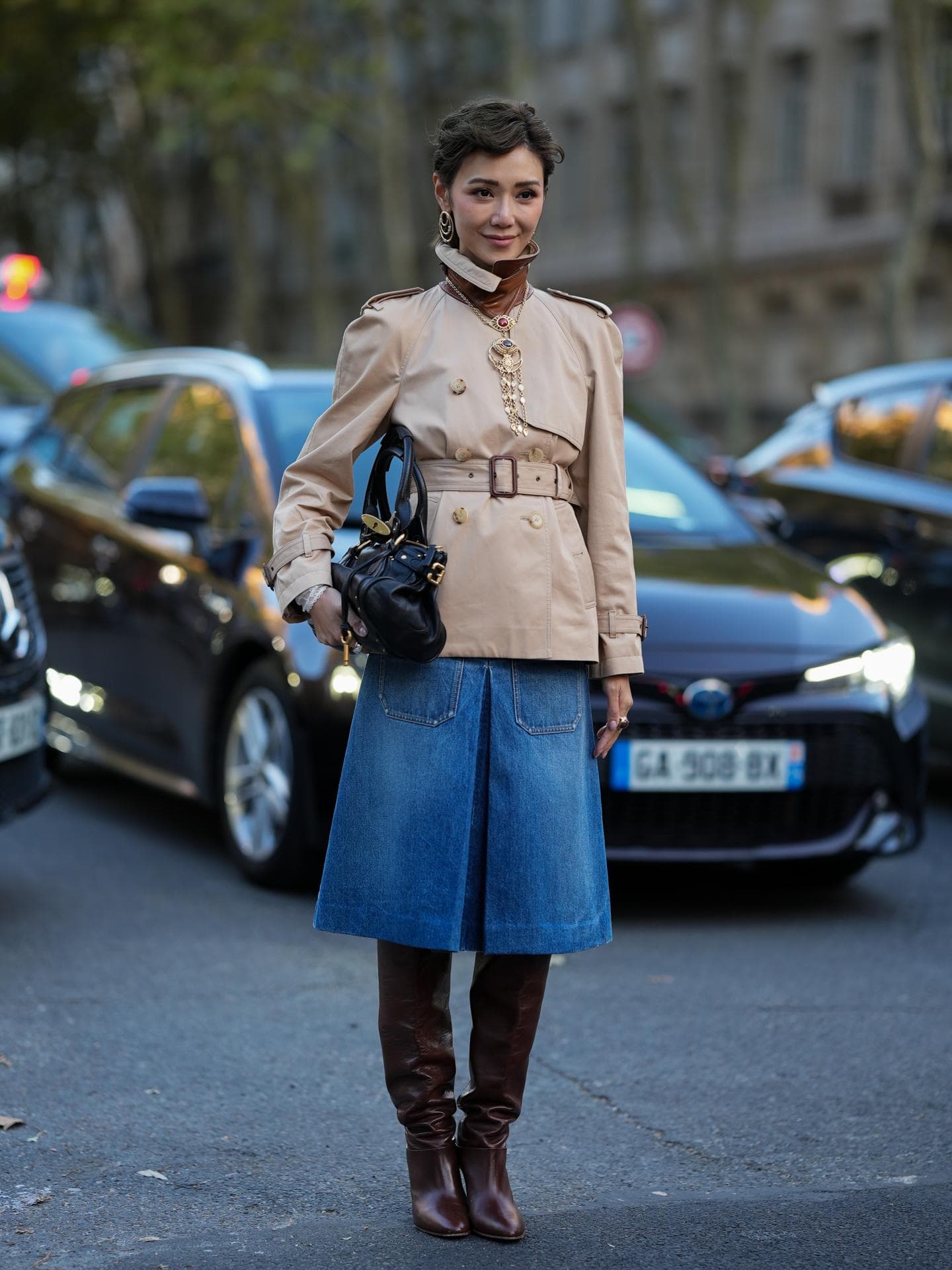 Rock-Trends 2026 Ausgestellter Jeansrock