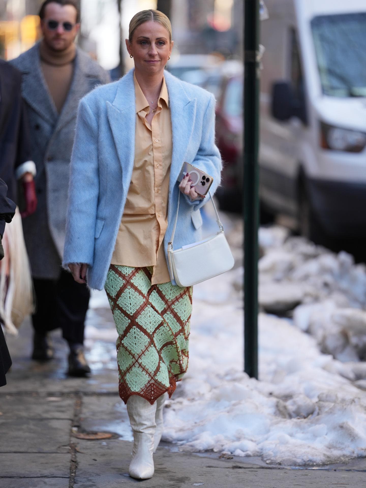 Mintgrün und Hellblau Streetstyle Mintgrün und Hellblau Streetstyle