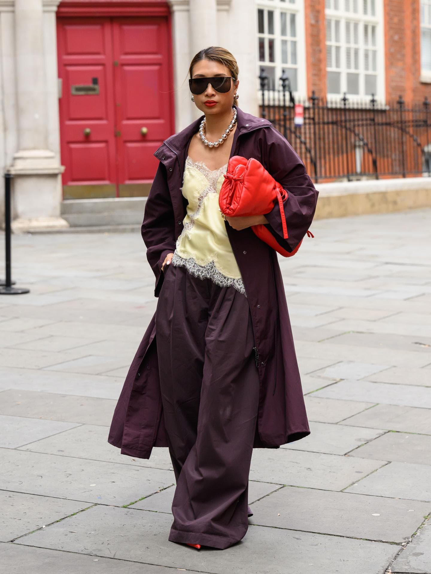 Plum und Pastellgelb Streetstyle Plum und Pastellgelb Streetstyle