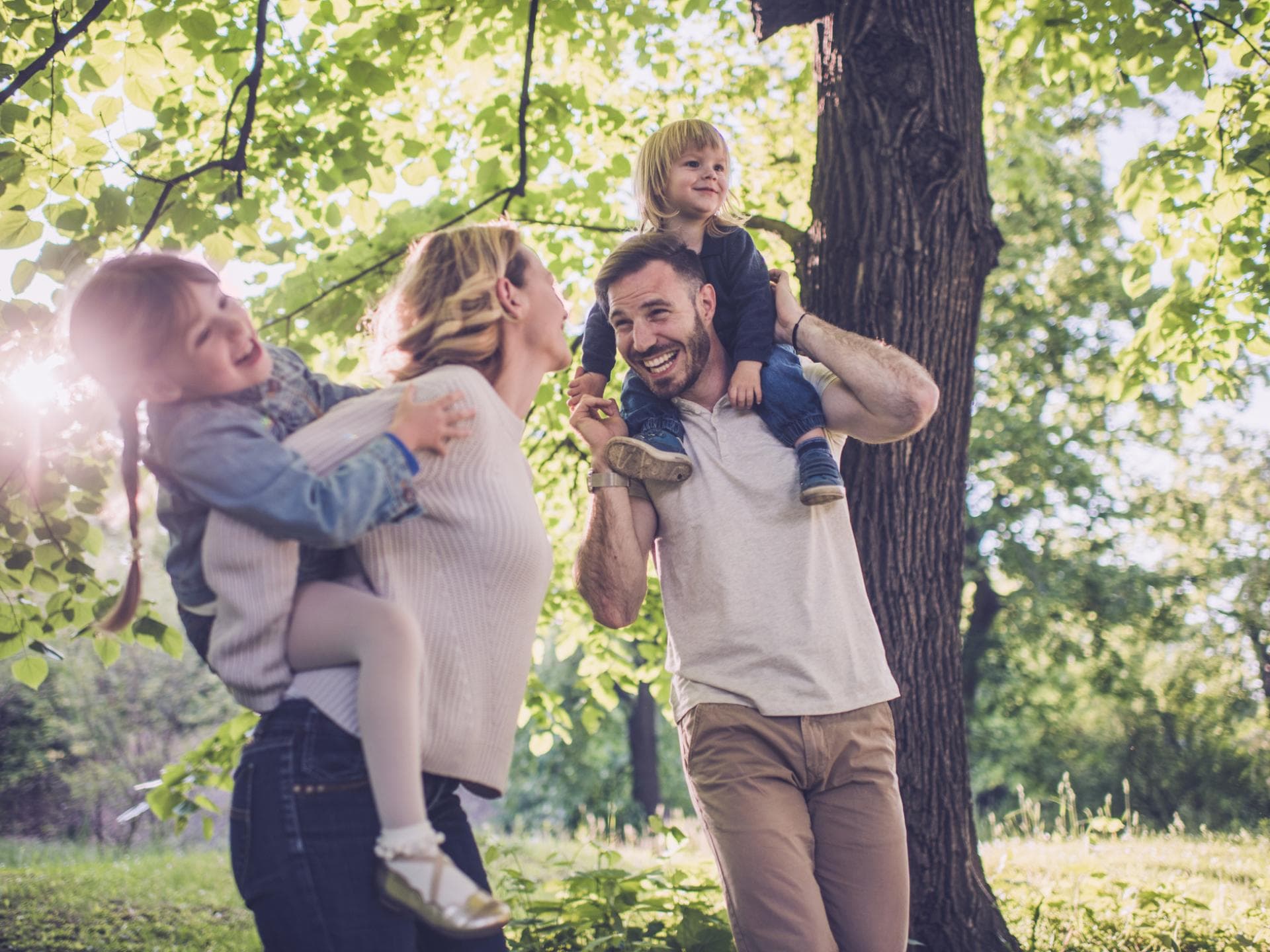 Glückliche Familie Glückliche Familie