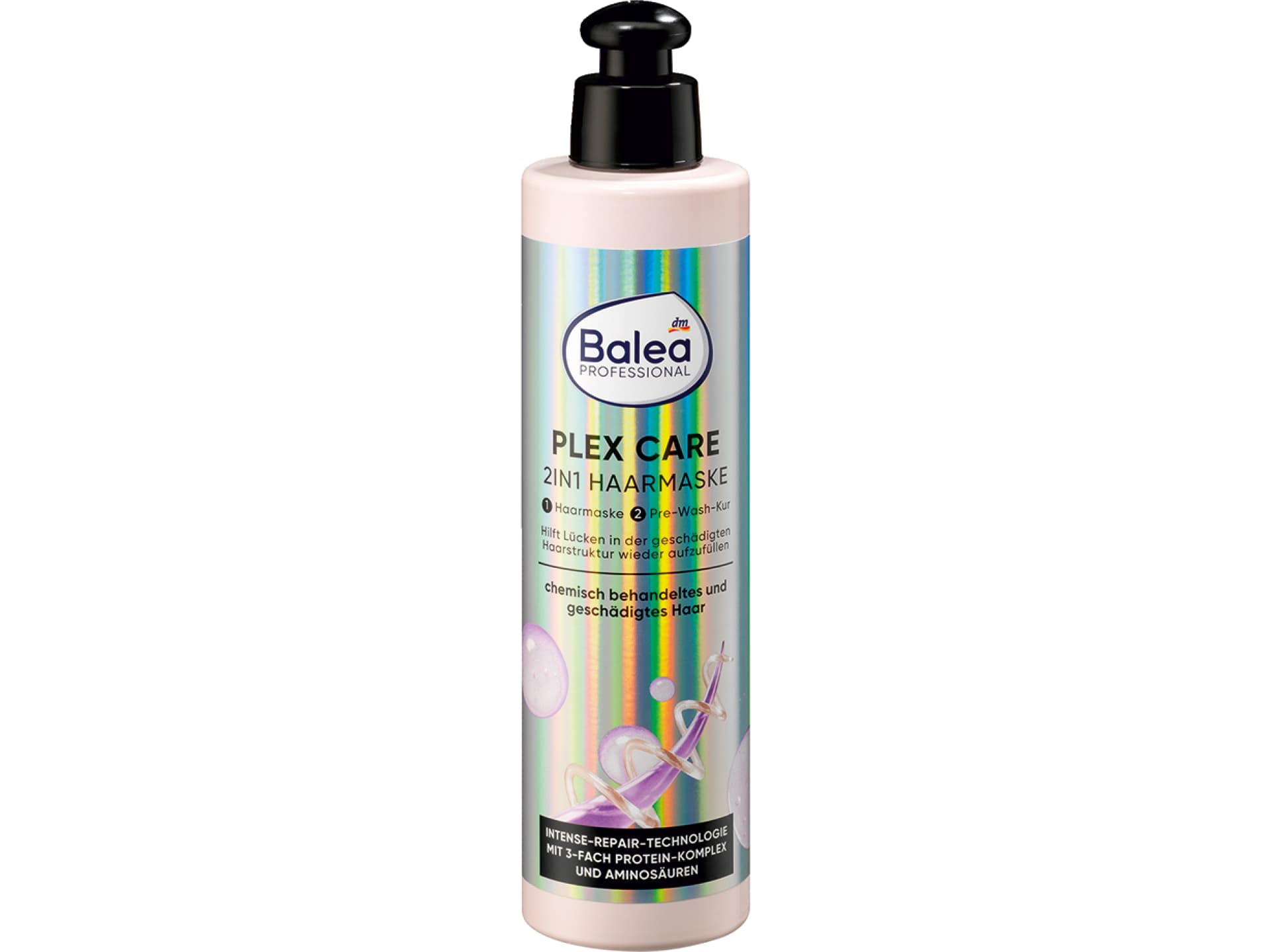 „Plex Care”-2in1-Haarmaske von Balea Professional, 2,95 Euro „Plex Care”-2in1-Haarmaske von Balea Professional, 2,95 Euro