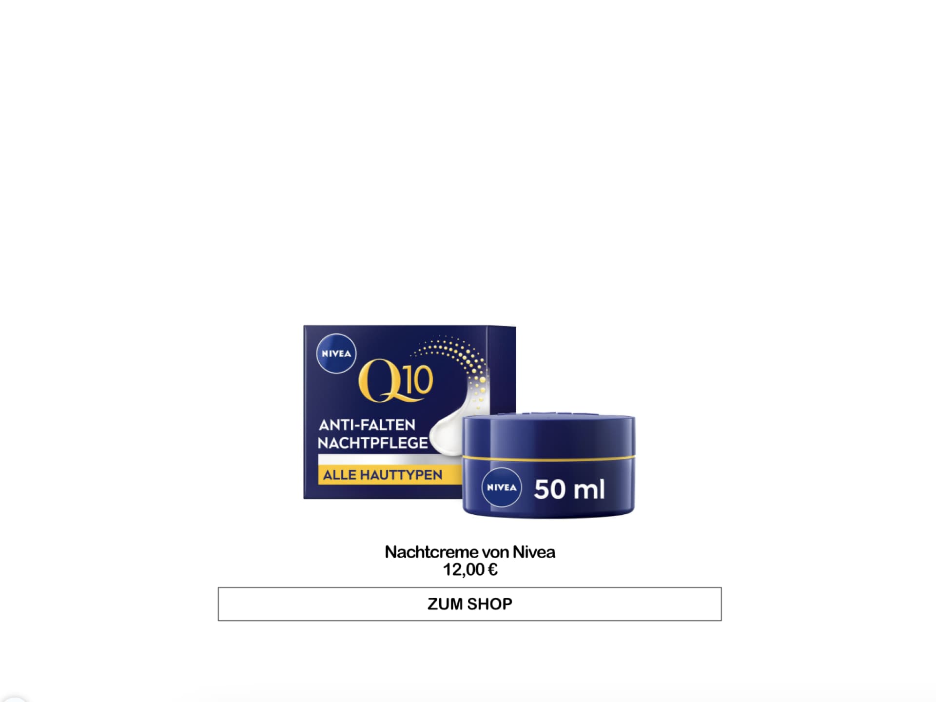 Nachtcreme von Nivea Nachtcreme von Nivea