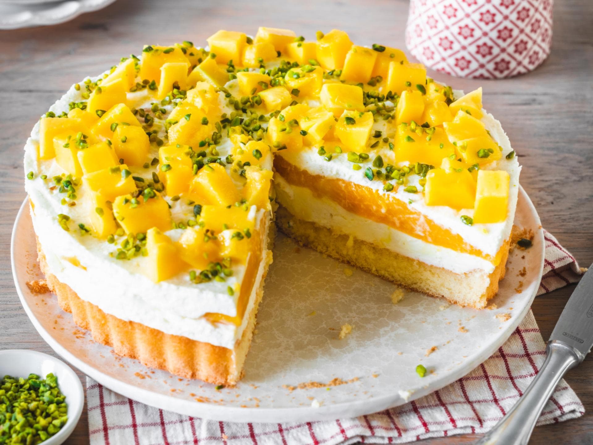 Mangotorte Mangotorte