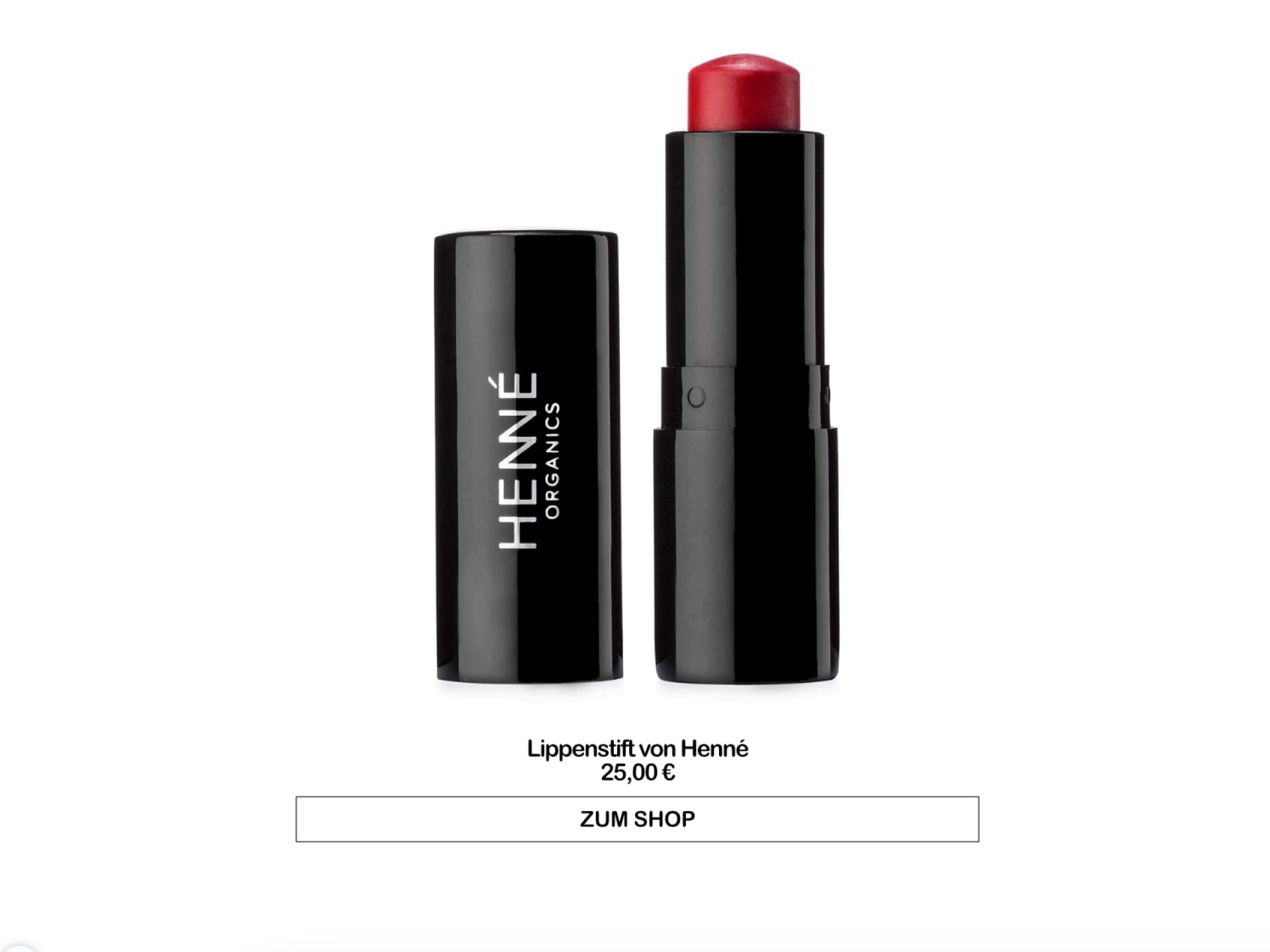 Lippenstift von Henné Lippenstift ohne Schadstoffe von Henné