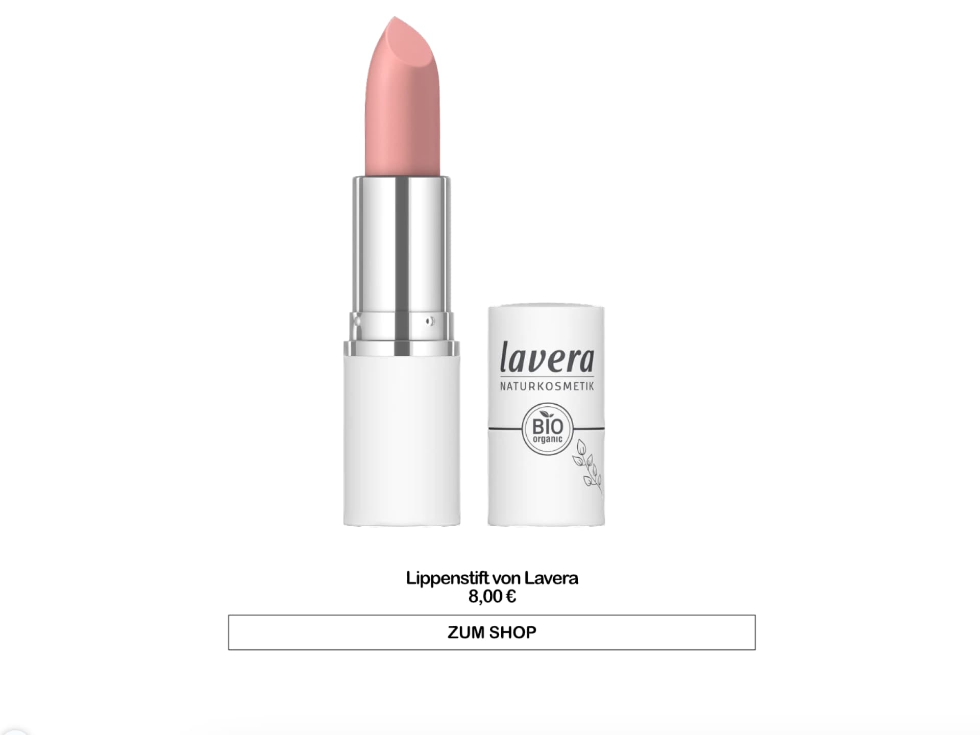 Lippenstift von Lavera Lippenstift ohne Schadstoffe von Lavera
