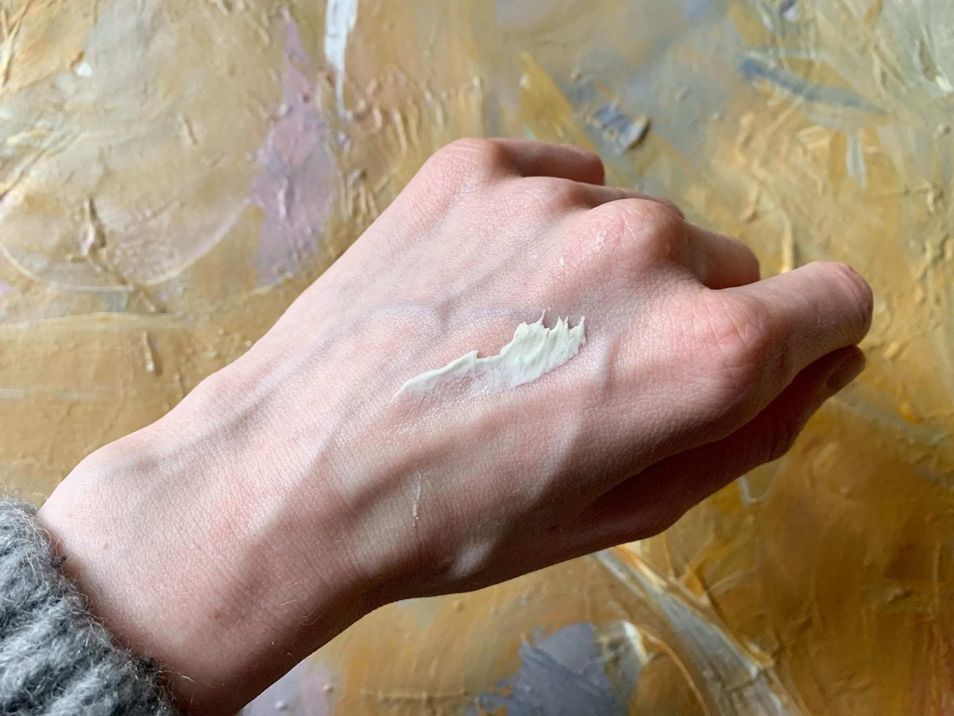 Weleda Skin Food Creme Produkt-Swatch Weleda Skin Food Creme Produkt-Swatch