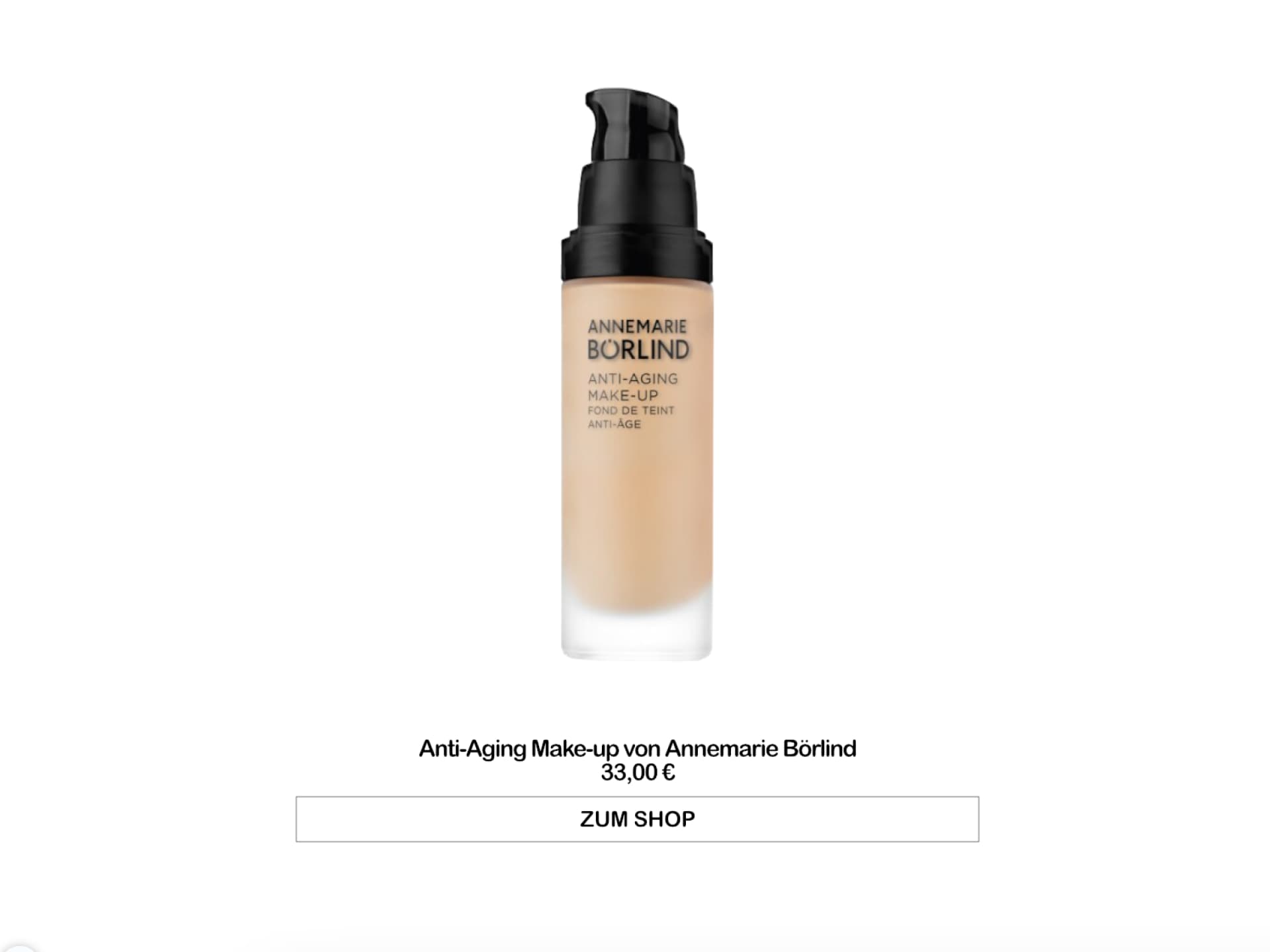 Bestes Naturkosmetik-Make-up - Anti-Aging Make-up von Annemarie Börlind Anti-Aging Make-up von Annemarie Börlind